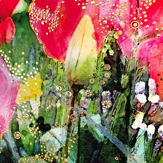 Blank: Tulips 1 Gold