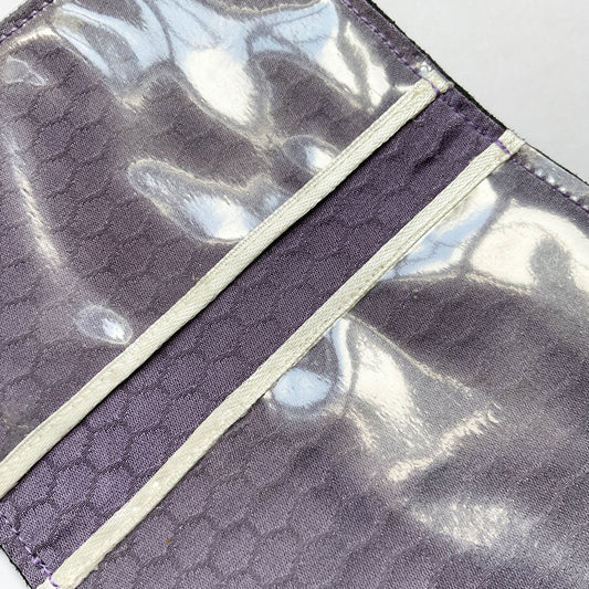 Leather Cardholder: Circle Heart 01