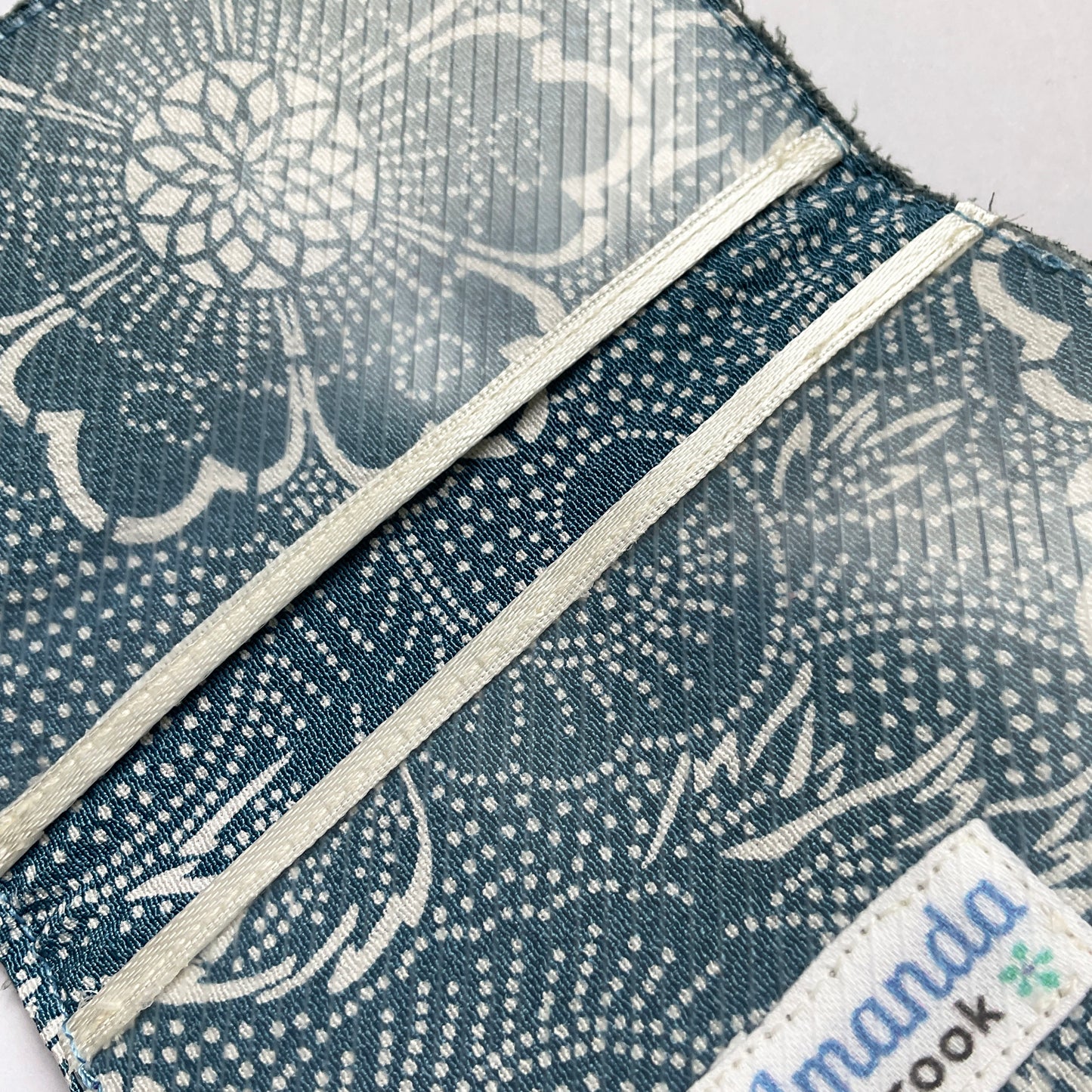 Leather Cardholder: Flower 1-03