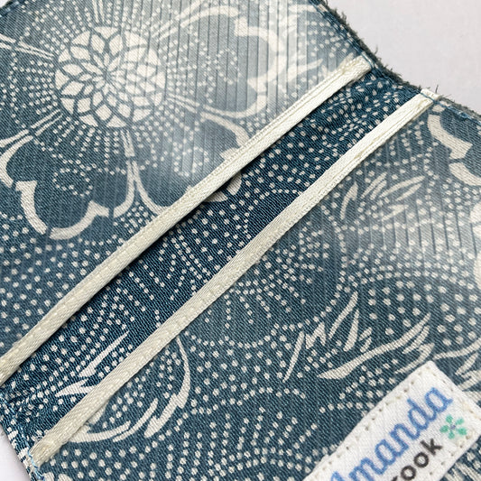 Leather Cardholder: Flower 1-03