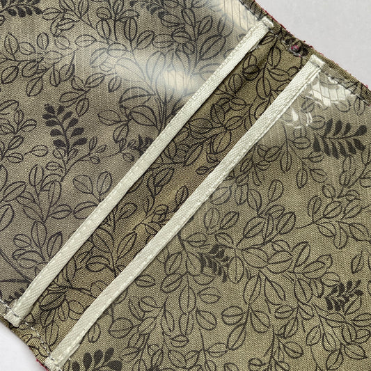 Leather Cardholder: Flower 1-04