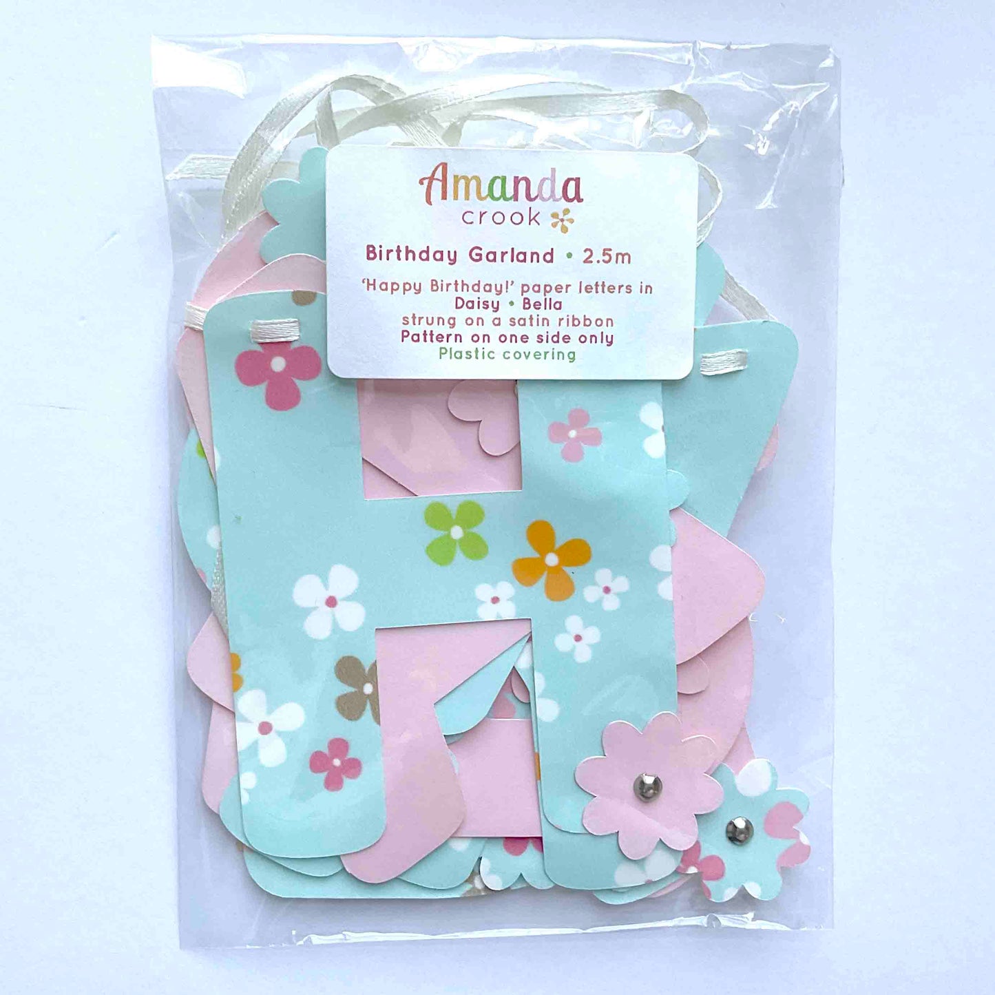 Garland: Happy Birthday: Daisy • Bella