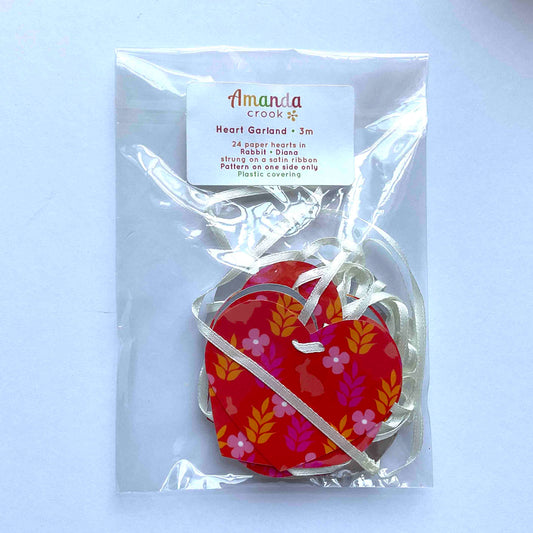 Garland: Heart: Rabbit • Diana