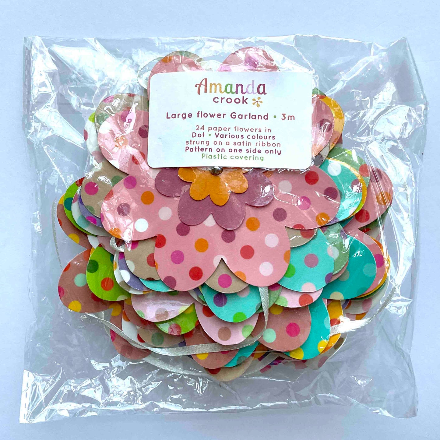 Garland: Large Flower: Dot • Various