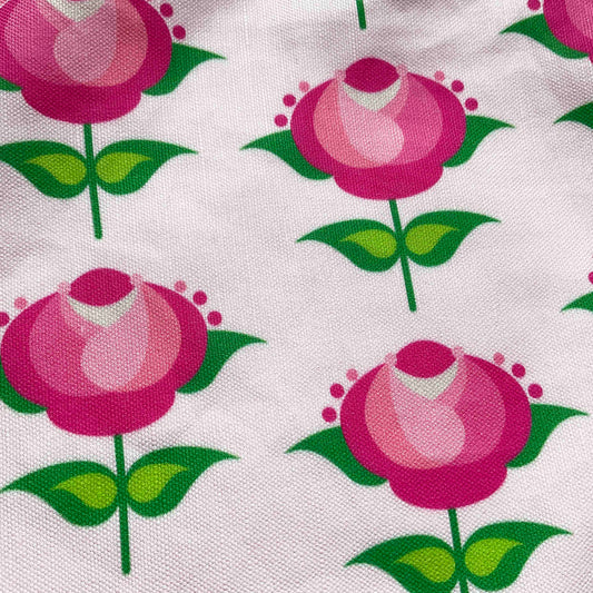 Linen-Cotton Cushion Cover: Rosa • Sugar (Small)