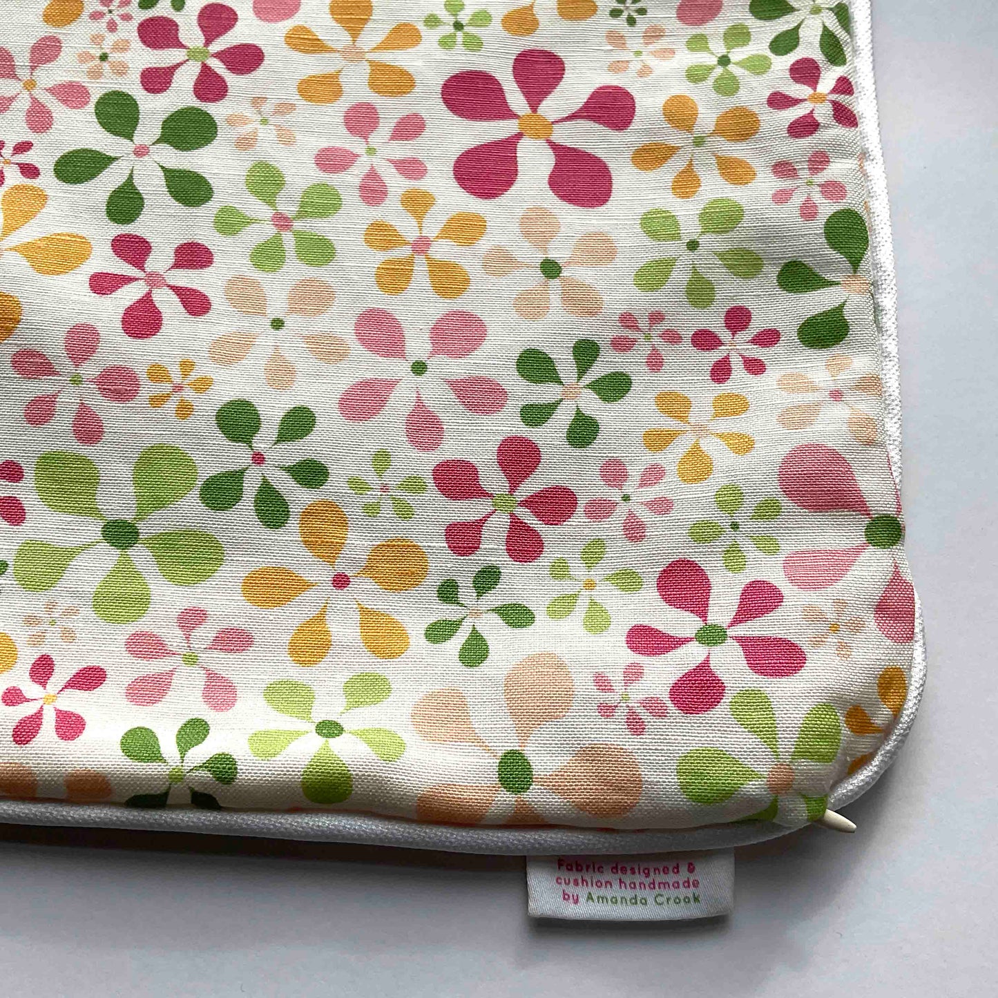 Linen-Cotton Cushion Cover: Bloom • Emilia (Small)