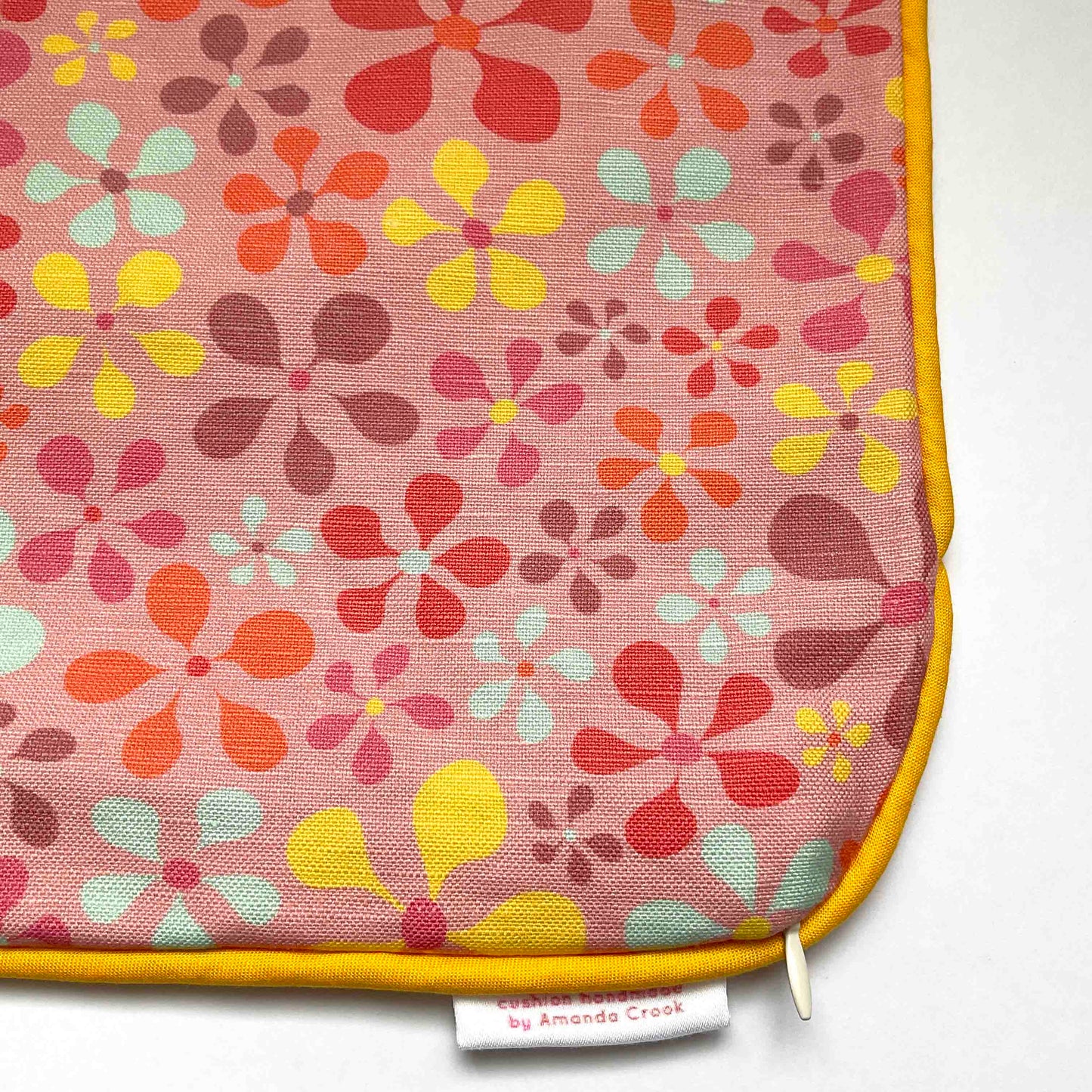 Linen-Cotton Cushion Cover: Bloom • Patience (Small)