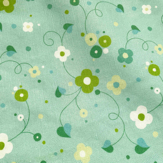 Linen-Cotton Cushion Cover: Blossom • Iris (Small)