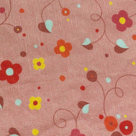 Linen-Cotton Cushion Cover: Blossom • Patience (Small)