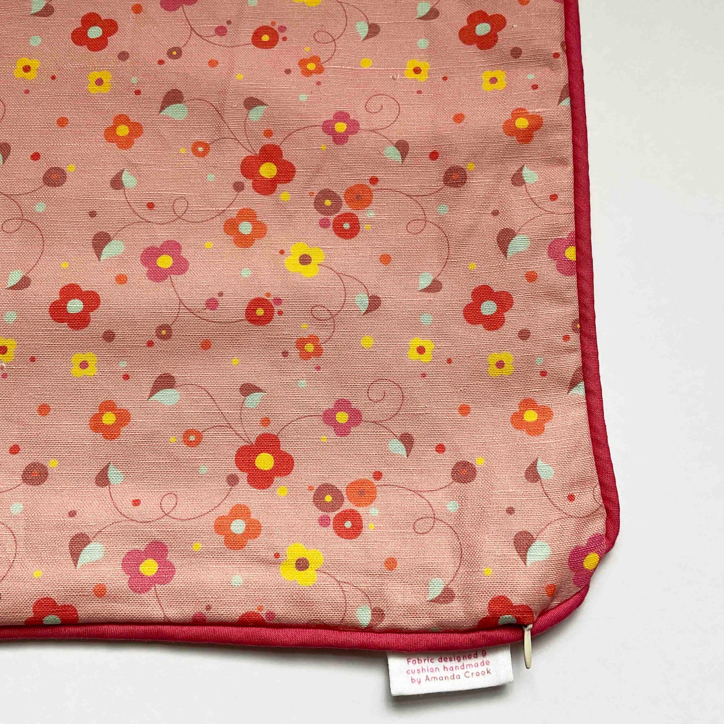 Linen-Cotton Cushion Cover: Blossom • Patience (Small)
