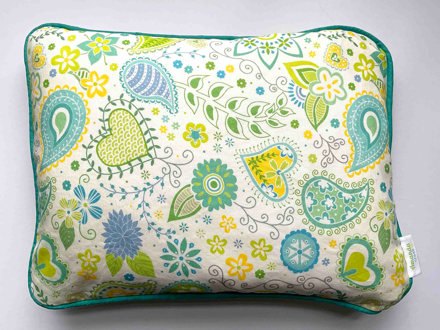 Linen-Cotton Cushion Cover: Paisley • Lucetta (Small)