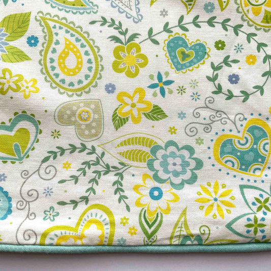 Linen-Cotton Cushion Cover: Paisley • Lucetta (Small)