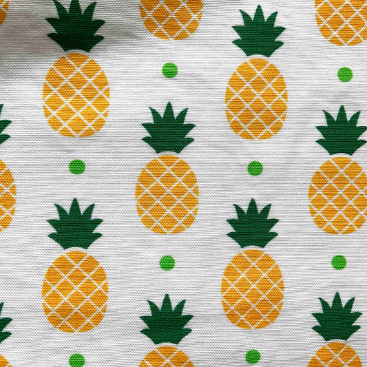 Linen-Cotton Cushion Cover: Pineapple (Large)
