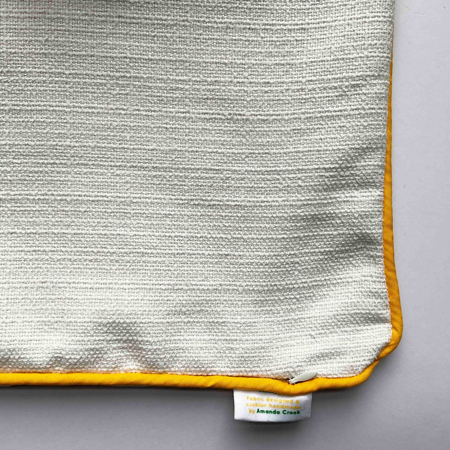 Linen-Cotton Cushion Cover: Pineapple (Large)