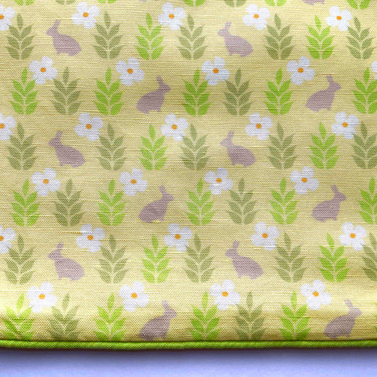 Linen-Cotton Cushion Cover: Rabbit • Ann (Small)
