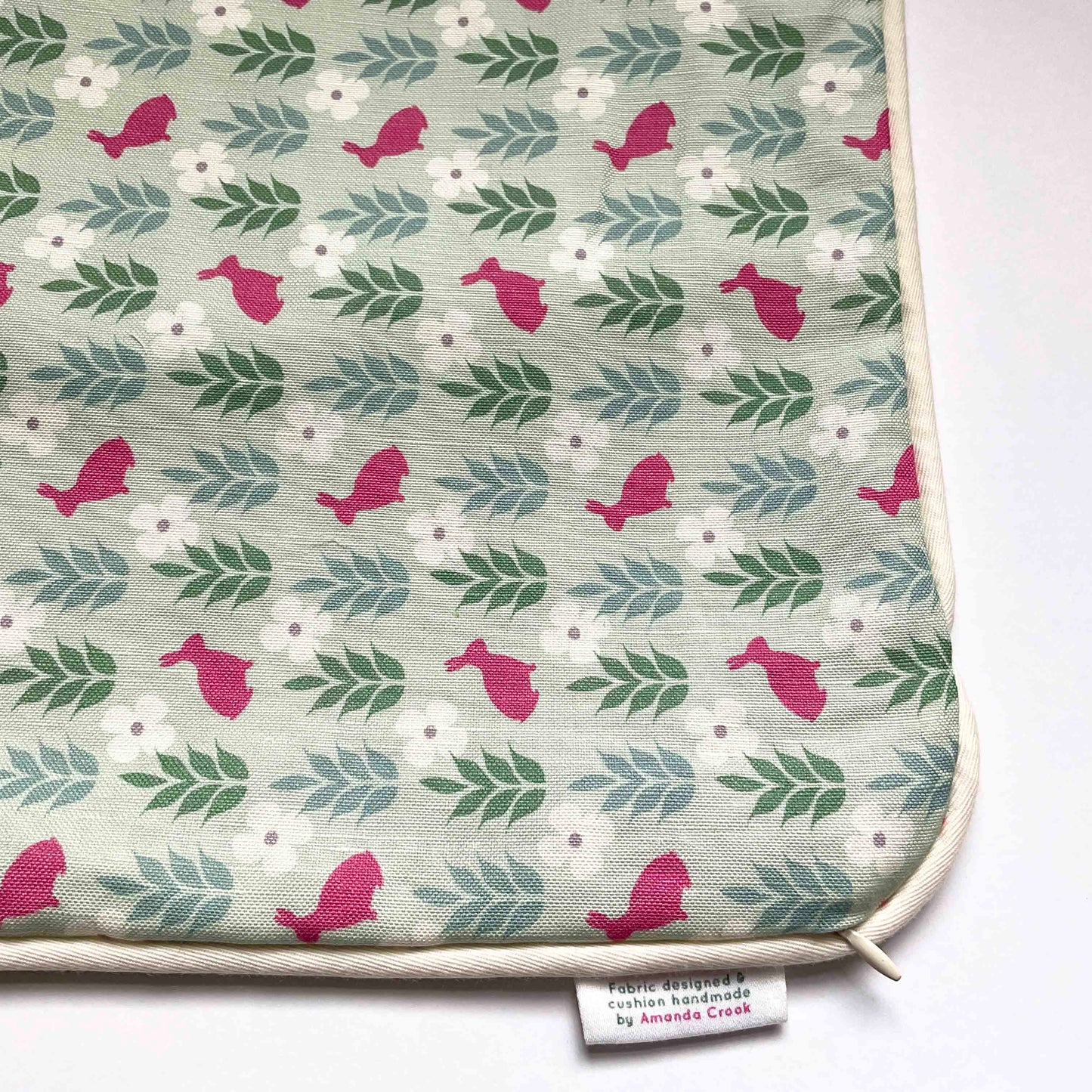 Linen-Cotton Cushion Cover: Rabbit • Gertrude (Small)