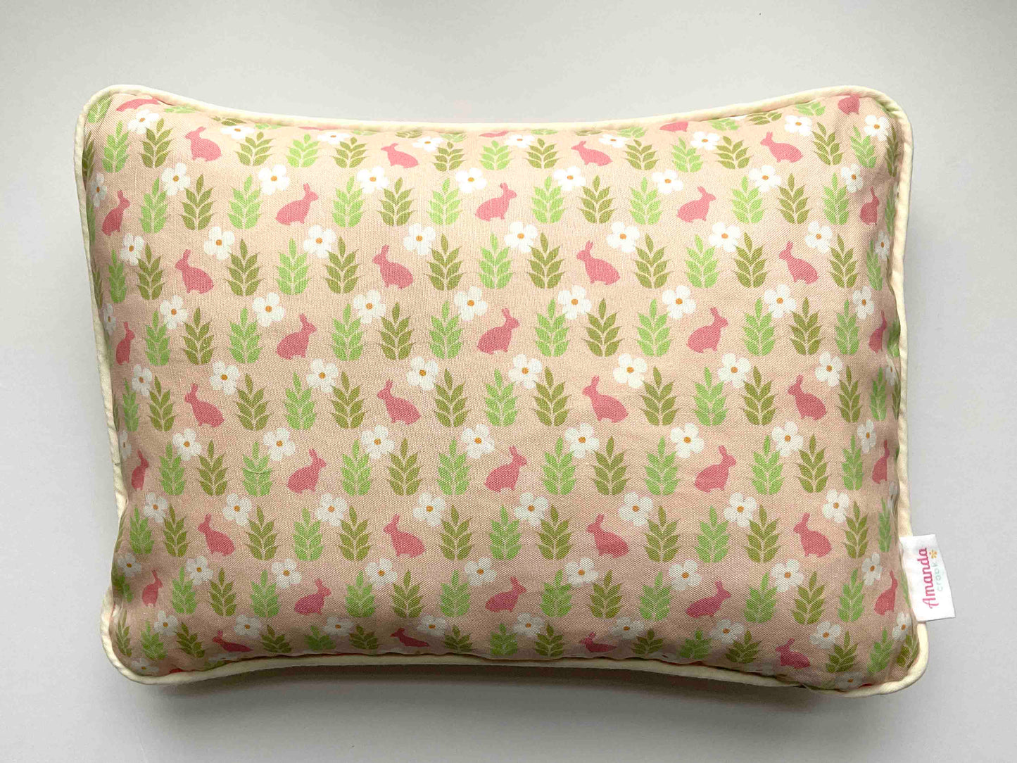 Linen-Cotton Cushion Cover: Rabbit • Imogen (Small)