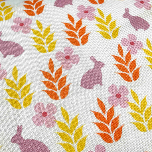 Linen-Cotton Cushion Cover: Rabbit • Lara (Small)