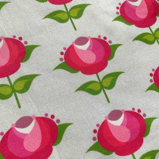 Linen-Cotton Cushion Cover: Rosa • Crimson (Small)