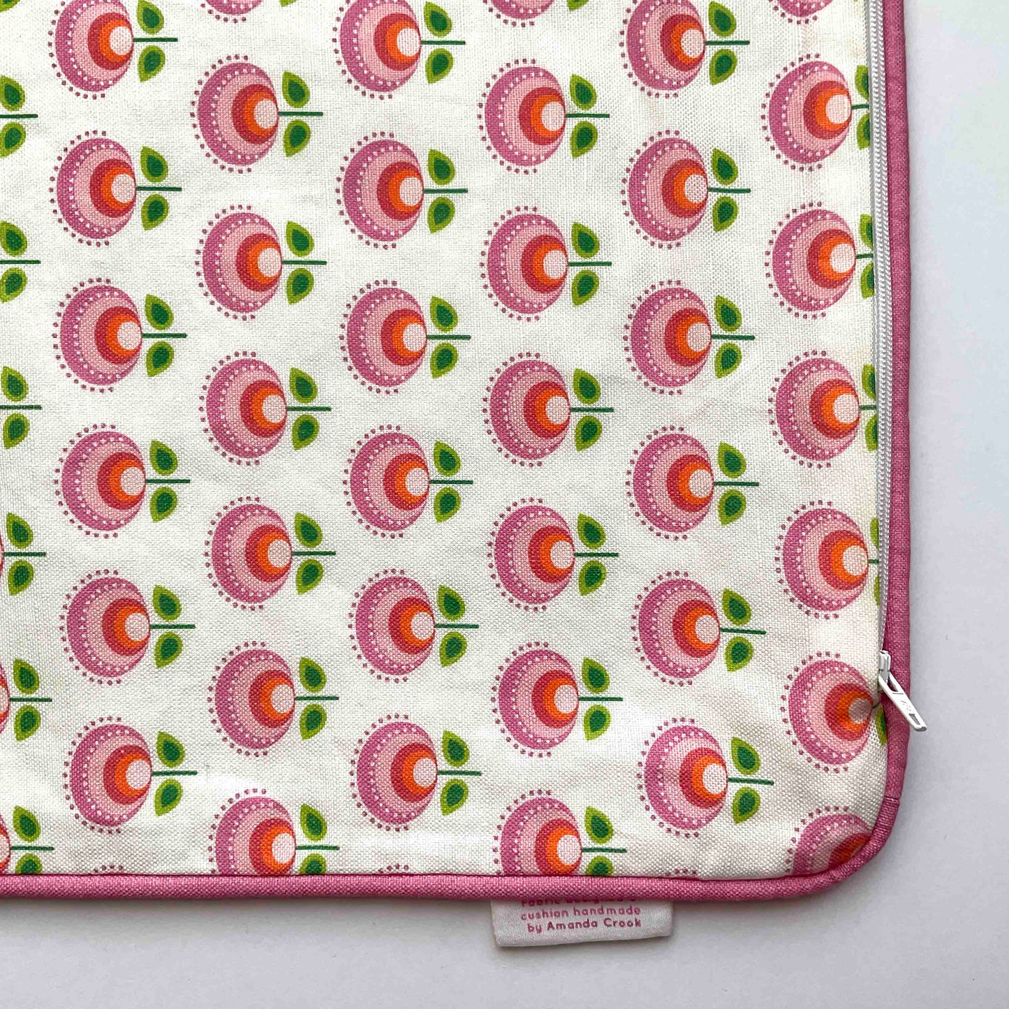 Linen-Cotton Cushion Cover: Sprig • Maria (Small)