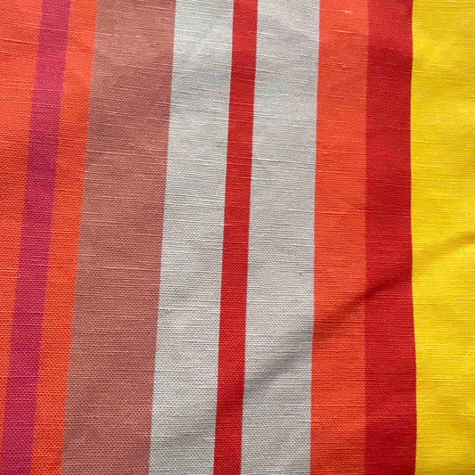 Linen-Cotton Cushion Cover: Stripe • Patience (Small)