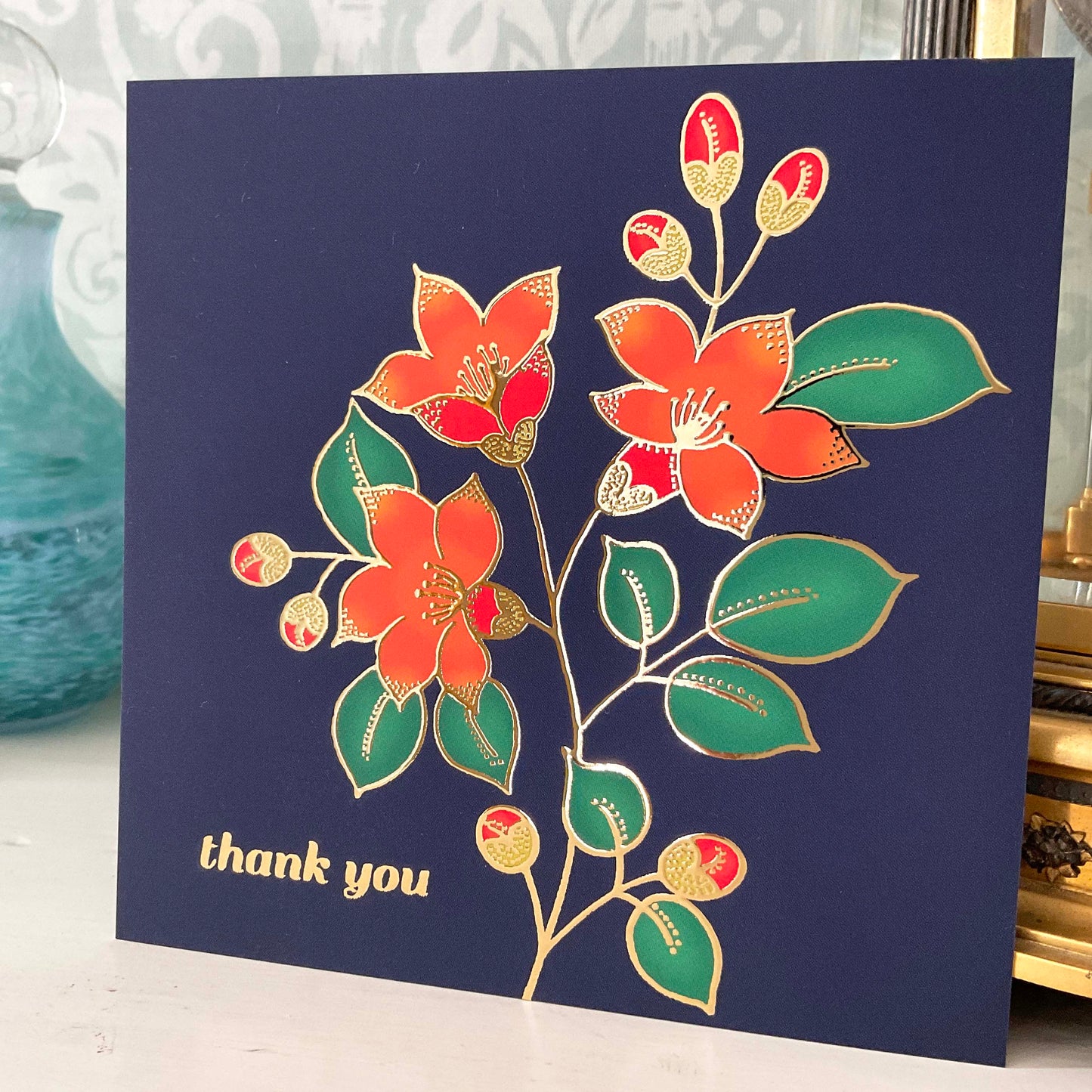 Occasion: Gold Flower 4 • Thank You