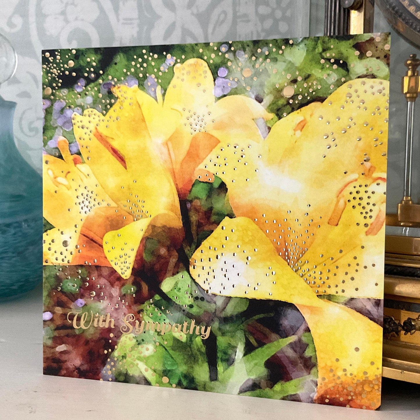 Occasion: Yellow Lilies 1 • With Sympathy
