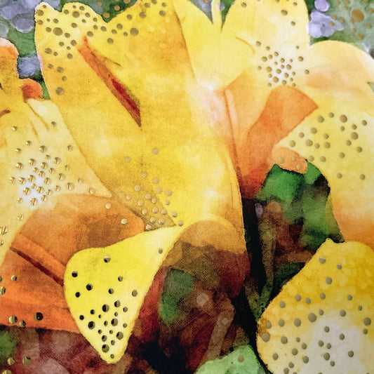 Blank: Yellow Lilies 1