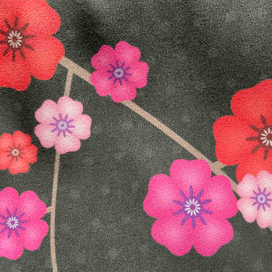 Suede Cushion Cover: Cherry Blossom (Small)