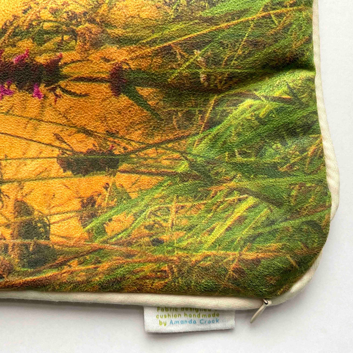 Suede Cushion Cover: Field (Small)