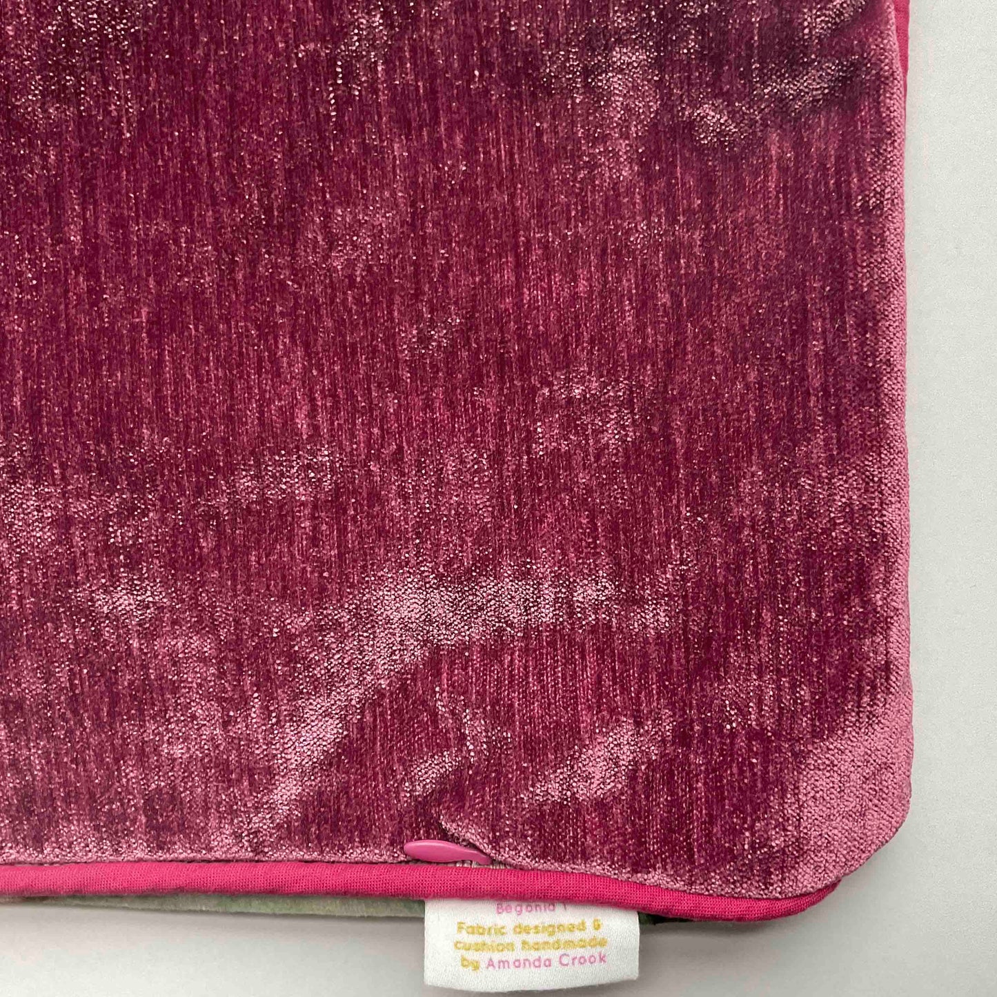 Velvet Cushion Cover: Begonia 1 (Large)