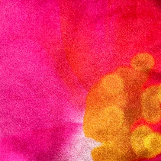 Velvet Cushion Cover: Begonia 2 (Large)