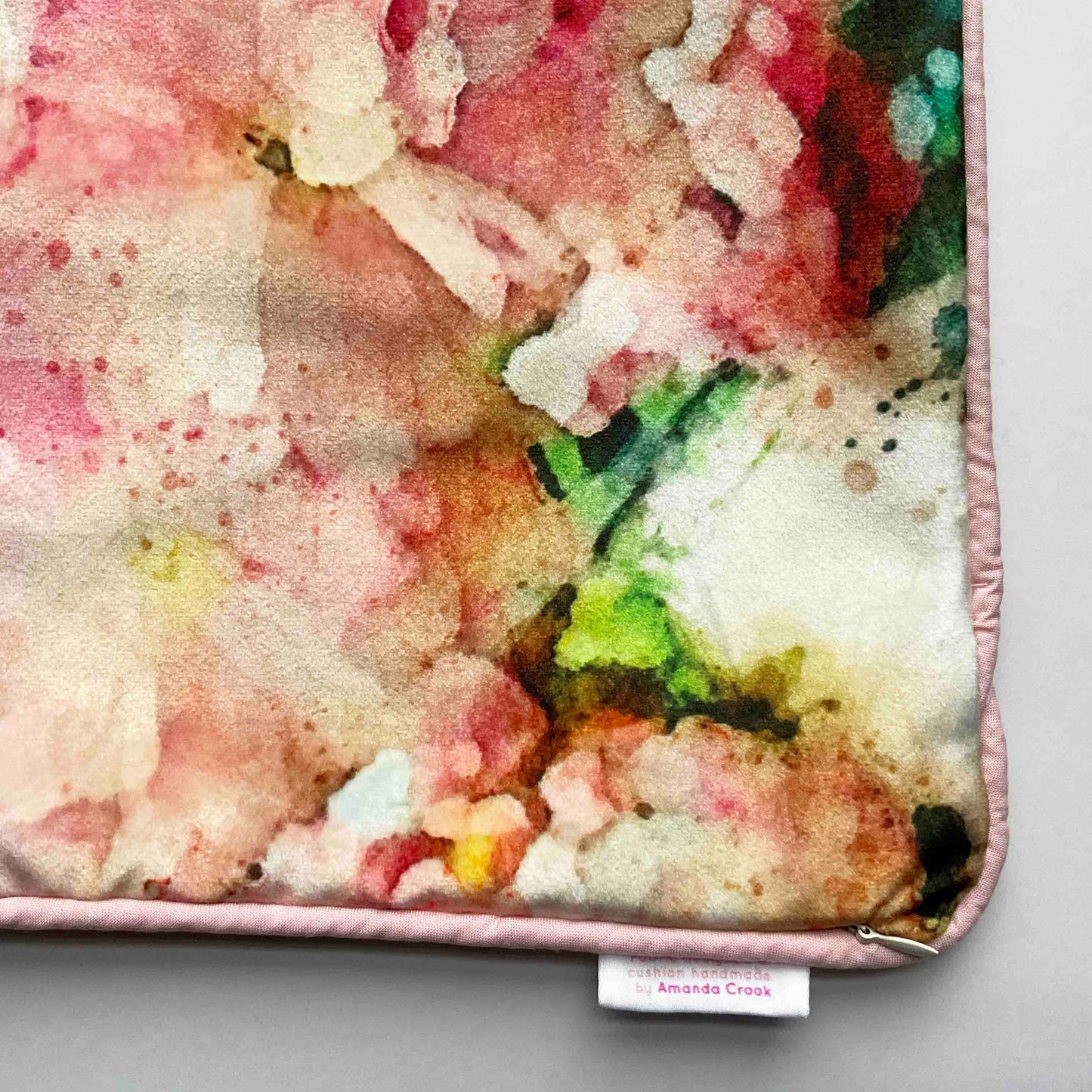 Velvet Cushion Cover: Blossom 3-2 (Small)