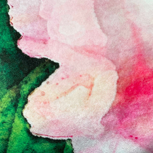 Velvet Cushion Cover: Hydrangea 1 (Small)