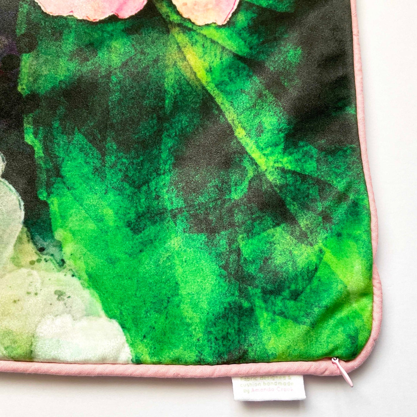 Velvet Cushion Cover: Hydrangea 1 (Small)
