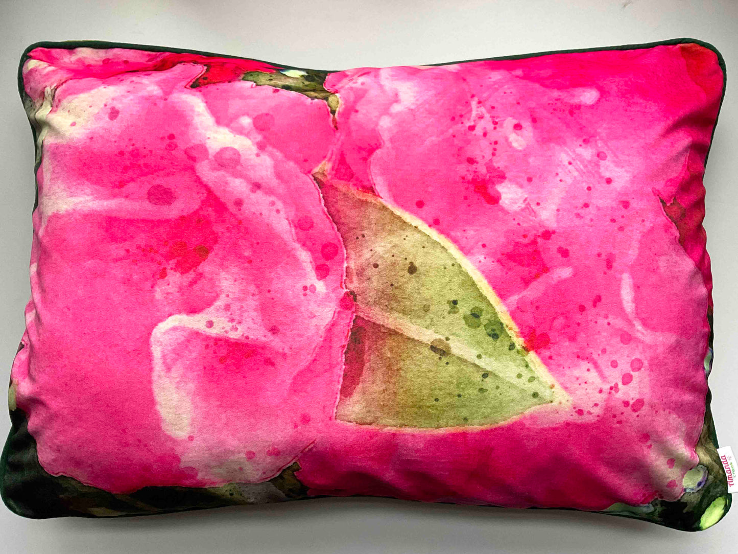 Velvet Cushion Cover: Oleander 1 (Large)