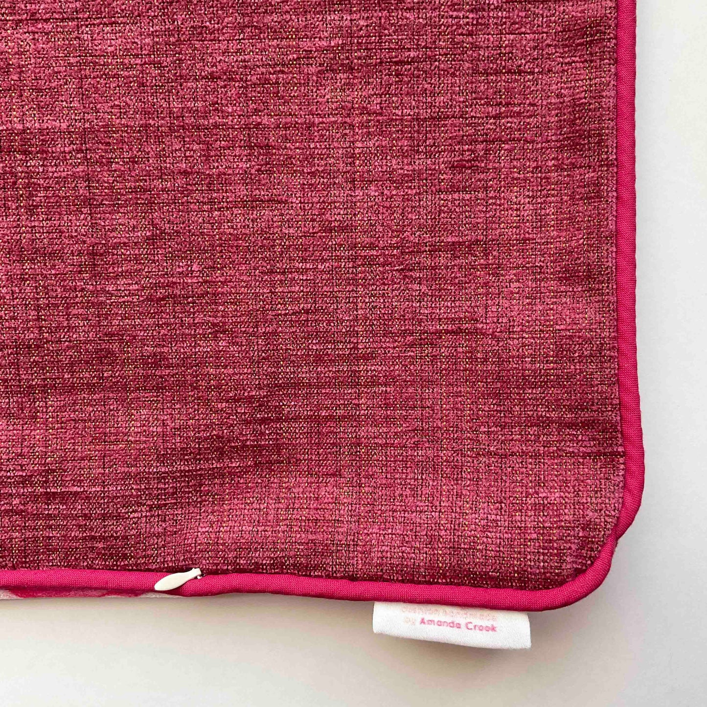 Velvet Cushion Cover: Pink Roses 2 (Large)