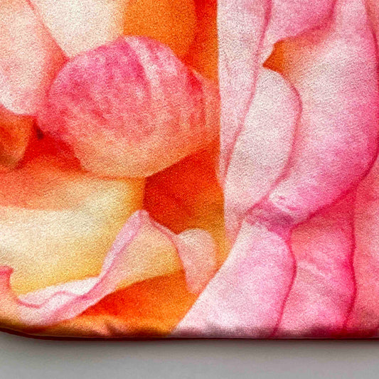 Velvet Cushion Cover: Pink Roses 3 (Large)