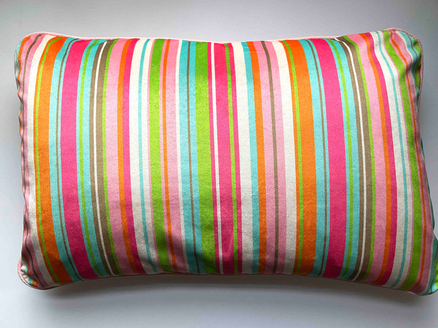 Velvet Cushion Cover: Stripe • Bella (Large)