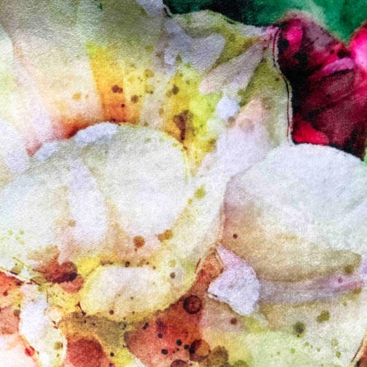 Velvet Cushion Cover: Tulips 2 (Small)