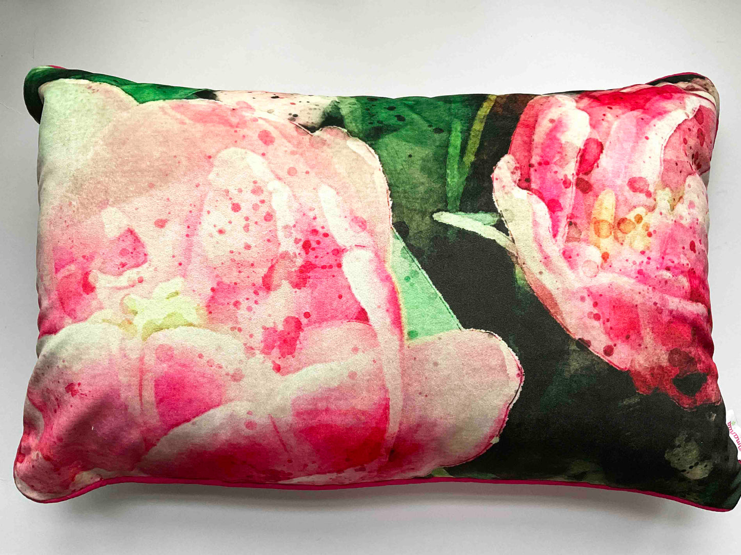 Velvet Cushion Cover: Tulips 3 (Large)
