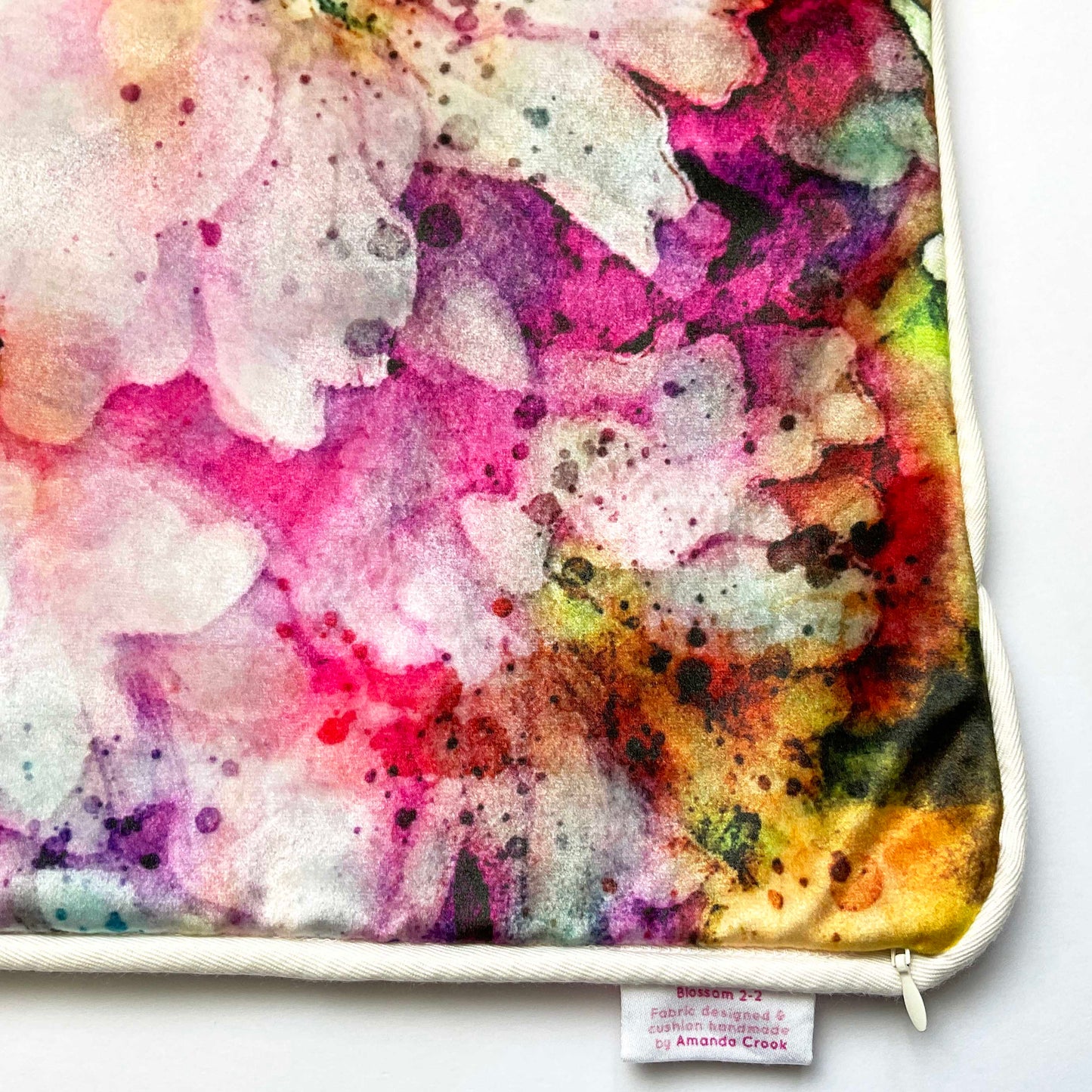 Velvet Cushion Cover: Blossom 2-2 (Small)