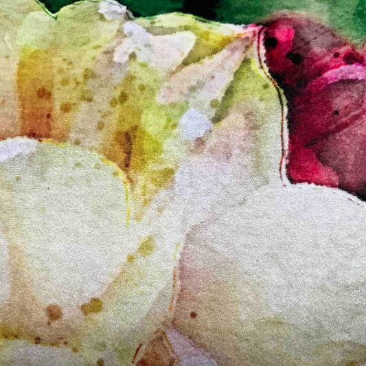 Velvet Cushion Cover: Tulips 2 (Large)