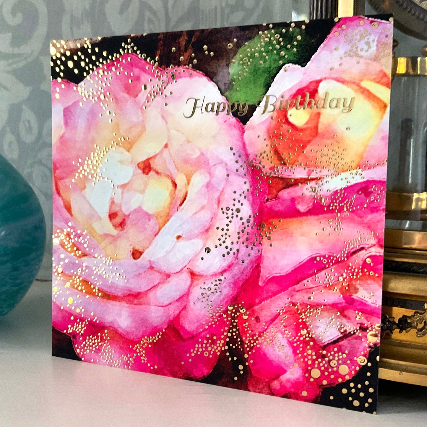 Birthday: Pink Roses 1