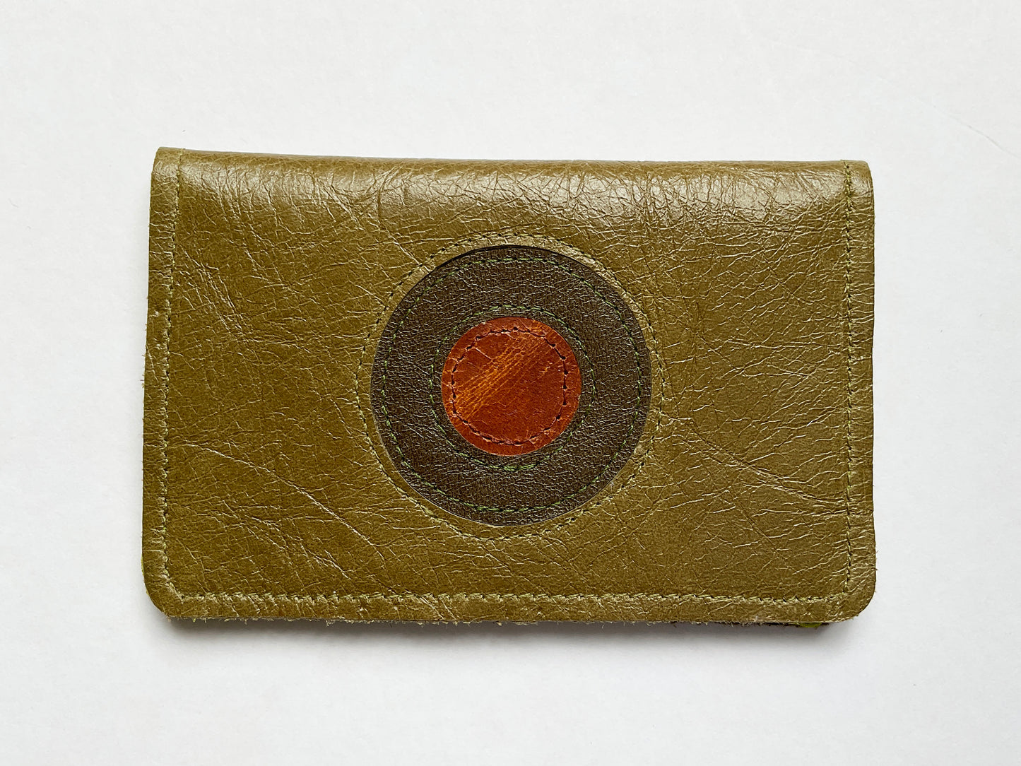 Leather Cardholder: Circle 01