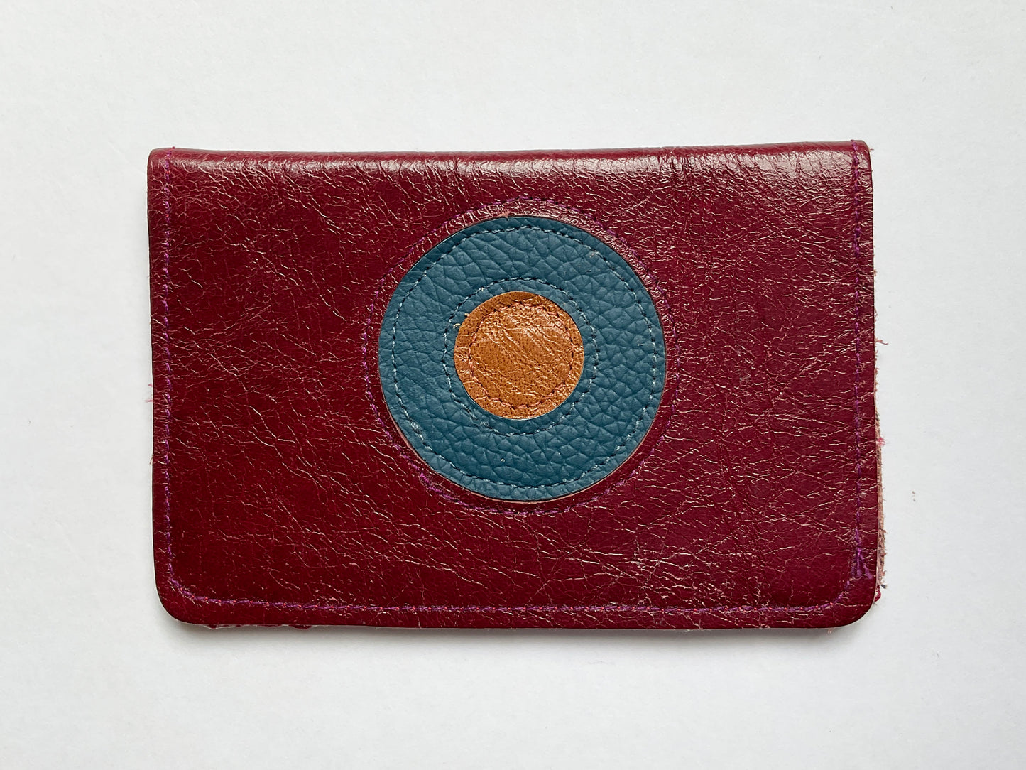 Leather Cardholder: Circle 02