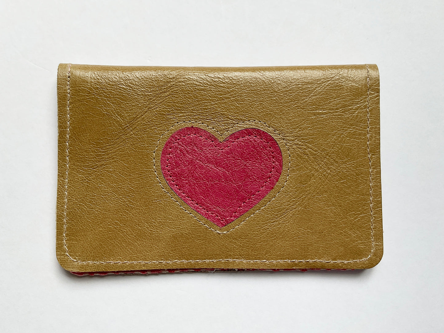 Leather Cardholder: Heart 02