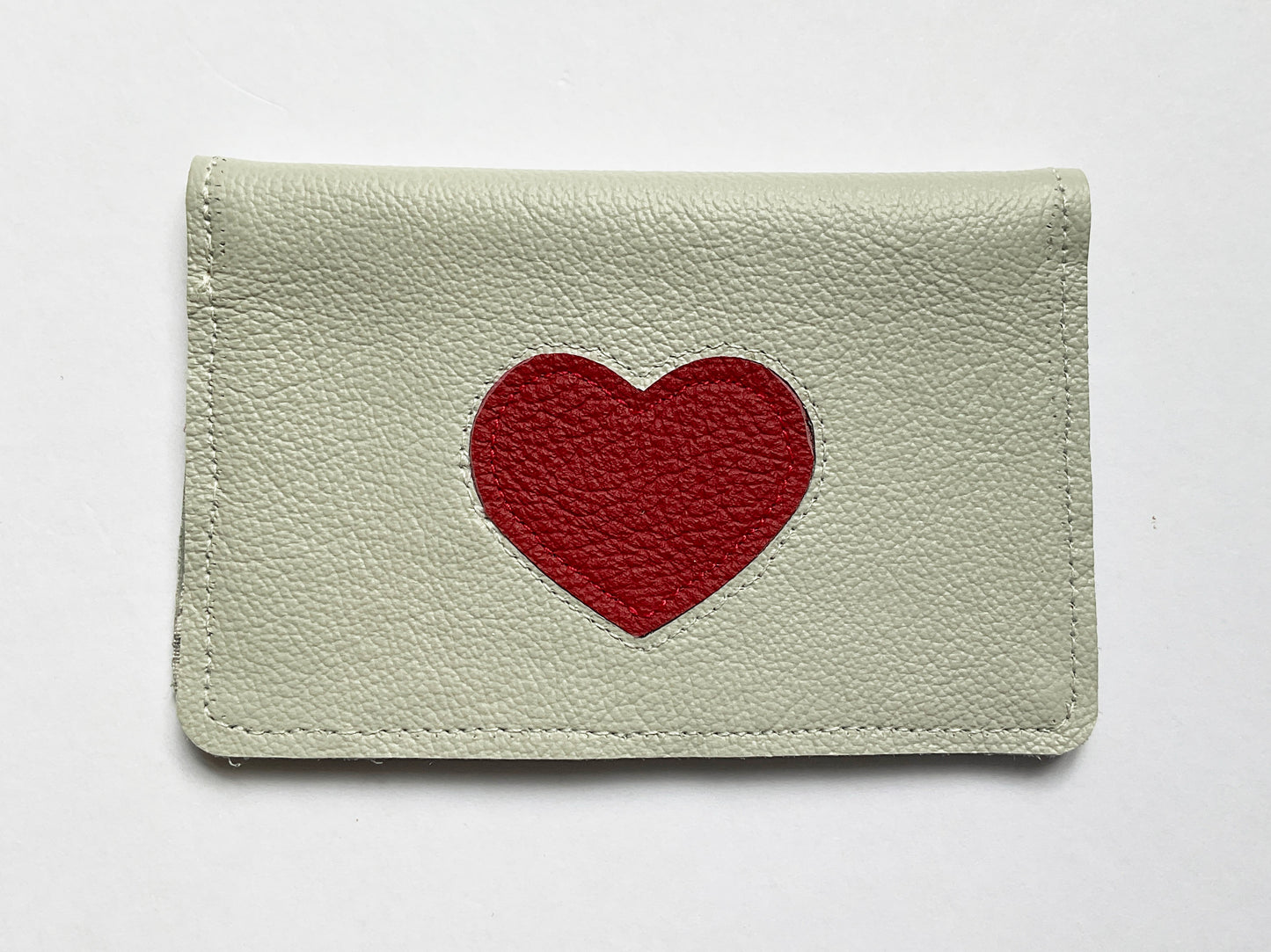 Leather Cardholder: Heart 03