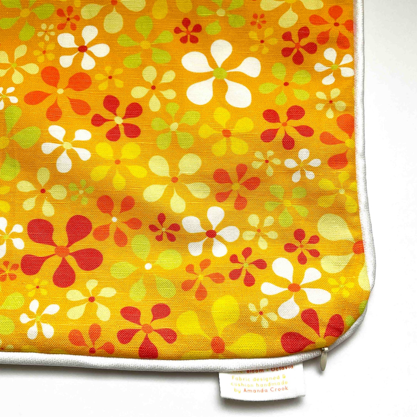 Linen-Cotton Cushion Cover: Bloom • Octavia (Small)