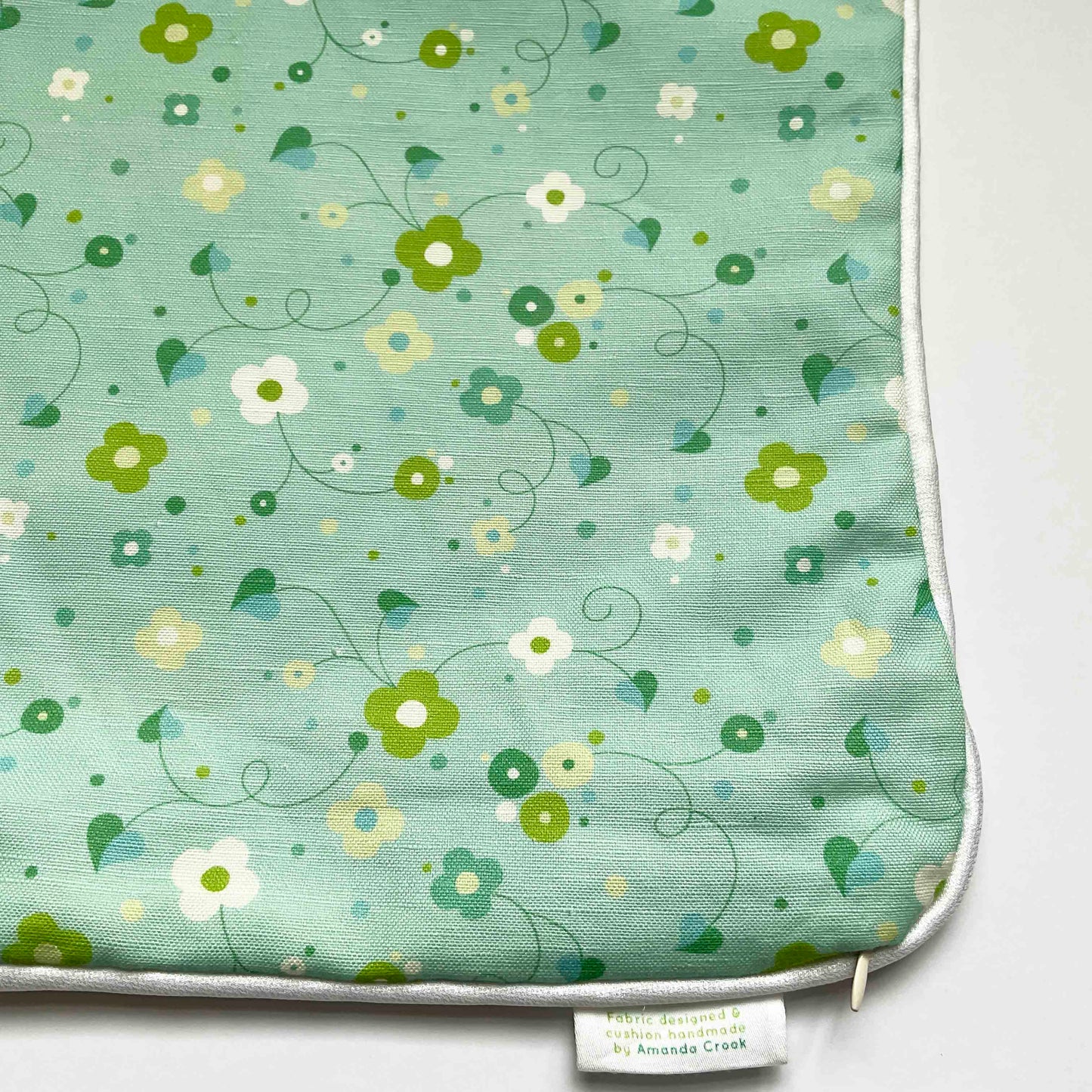 Linen-Cotton Cushion Cover: Blossom • Iris (Small)